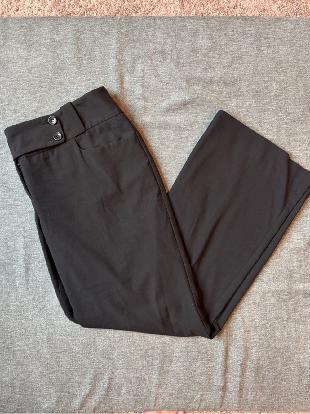 The Limited Classic Black Dress Pants with Button Waist